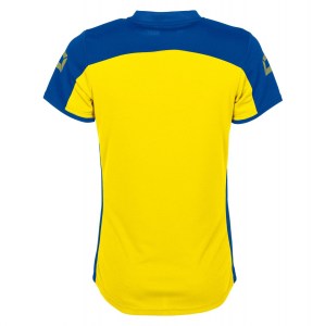 Stanno Womens Pride Short Sleeve T-shirt (w) Yellow - Royal