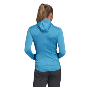 Adidas-LP Womens Trace Rocker Hooded Fleece Jacket