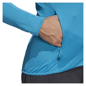 Adidas-LP Womens Trace Rocker Hooded Fleece Jacket