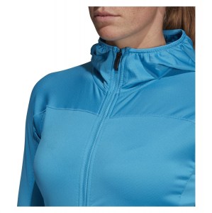 Adidas-LP Womens Trace Rocker Hooded Fleece Jacket