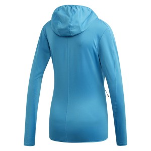 Adidas-LP Womens Trace Rocker Hooded Fleece Jacket