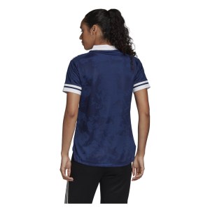 Adidas Womens Condivo 20 Short Sleeve Jersey (w) Team Navy Blue-White