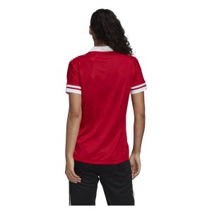 Adidas Womens Condivo 20 Short Sleeve Jersey (w) Team Power Red-White