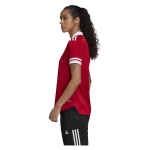 Adidas Womens Condivo 20 Short Sleeve Jersey (w) Team Power Red-White