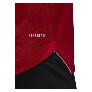Adidas Womens Condivo 20 Short Sleeve Jersey (w) Team Power Red-White
