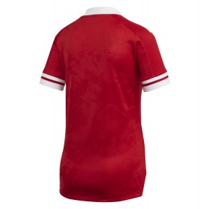 Adidas Womens Condivo 20 Short Sleeve Jersey (w) Team Power Red-White
