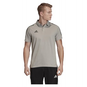 Adidas Condivo 20 Polo Shirt Team Mid Grey-Black