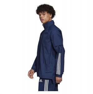 Adidas Condivo 20 Allweather Jacket Team Navy Blue-White