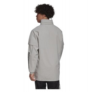 Adidas Condivo 20 Allweather Jacket Team Mid Grey-Black