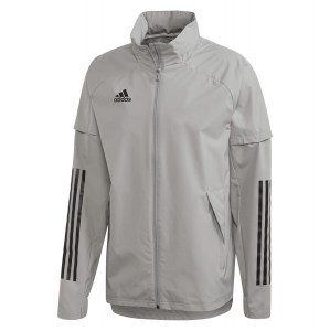 Adidas Condivo 20 Allweather Jacket Team Mid Grey-Black