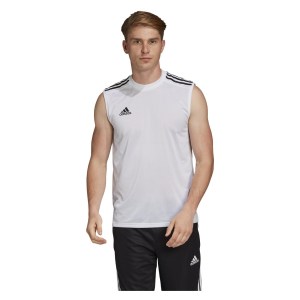 Adidas Condivo 20 Sleeveless Training Jersey White-Black