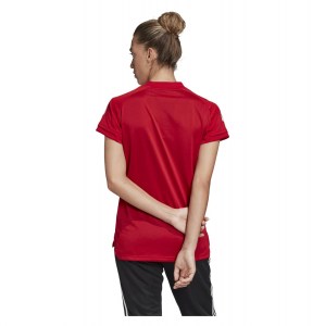 Adidas Womens Condivo 20 Training Jersey (w) Team Power Red-White