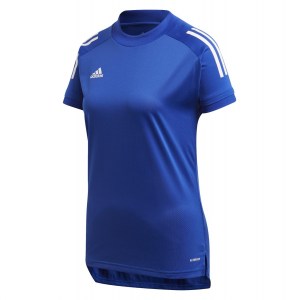 Adidas Womens Condivo 20 Training Jersey (w) Team Royal Blue-White