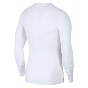 Nike Pro Tight Fit Long-sleeve Top White-Black