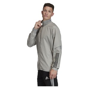 Adidas Condivo 20 Presentation Jacket Team Mid Grey-Black