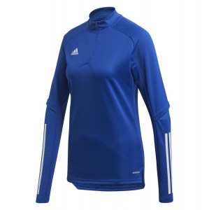 Adidas Womens Condivo 20 Training Top Team Royal Blue