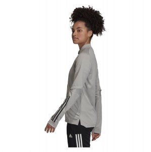 Adidas Womens Condivo 20 Training Jacket Team Mid Grey