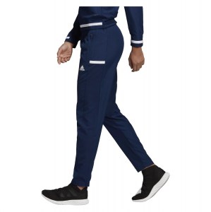 Adidas Womens Team 19 Woven Pant (w) Team Navy Blue-White