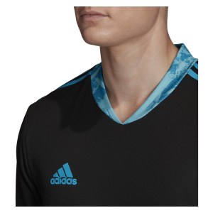 Adidas Adipro 20 Goalkeeper Jersey Black-Bold Aqua