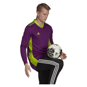 Adidas Adipro 20 Goalkeeper Jersey Glory Purple-Team Semi Sol Green
