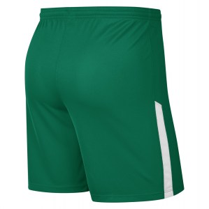 Nike Dri-FIT League Knit II Shorts Pine Green-White-White