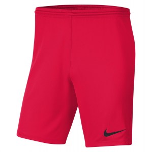 Nike Dri-fit Park III Shorts Bright Crimson-Black