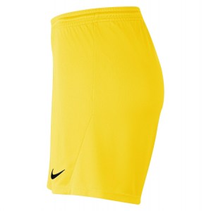 Nike Womens Dri-fit Park III Shorts (w) Tour Yellow-Black
