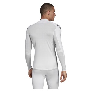 Adidas-LP Alphaskin Sport+ 3-stripes Long Sleeve Top White