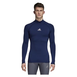 Adidas Alphaskin Climawarm Long Sleeve Top Dark Blue