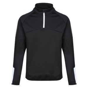 Classic Pro Team 1/4 Zip Midlayer Black-White