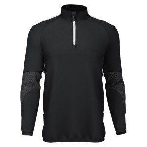 Classic Pro Team 1/4 Zip Midlayer Black-White