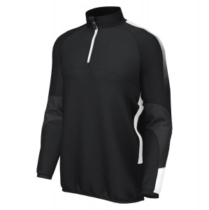Classic Pro Team 1/4 Zip Midlayer Black-White