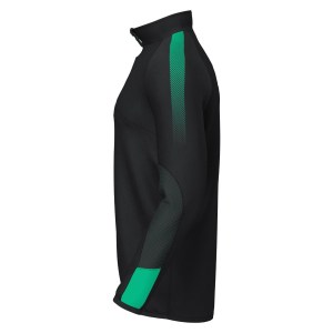 Classic Pro Team 1/4 Zip Midlayer Black-Green