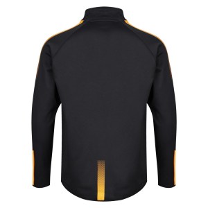 Classic Pro Team 1/4 Zip Midlayer Black-Amber