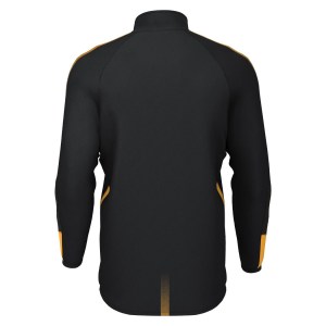 Classic Pro Team 1/4 Zip Midlayer Black-Amber
