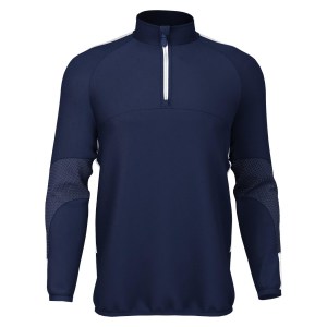 Classic Pro Team 1/4 Zip Midlayer Navy-White