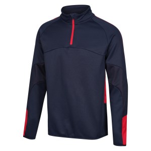 Classic Pro Team 1/4 Zip Midlayer Navy-Red