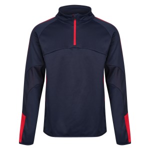 Classic Pro Team 1/4 Zip Midlayer Navy-Red