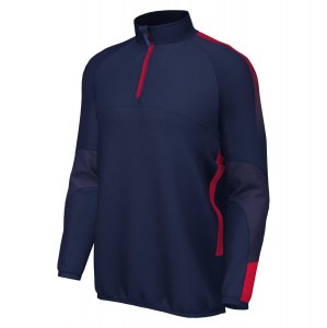 Classic Pro Team 1/4 Zip Midlayer Navy-Red