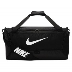 Nike Brasilia M Training Duffel Bag (Medium) Black-Black-White