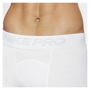 Nike Pro Men's Shorts White-Black