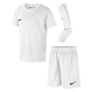 Nike Dri-fit Park 20 Little Kids Kit White-White-Black