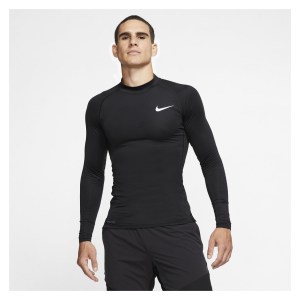 Nike Pro Mock Neck Tight Fit Long-sleeve Top