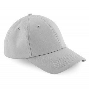 Beechfield Authentic Baseball Cap Light Grey