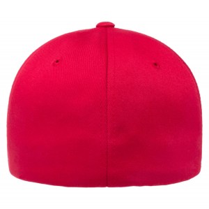Flexfit Wooly Combed Baseball Cap Red