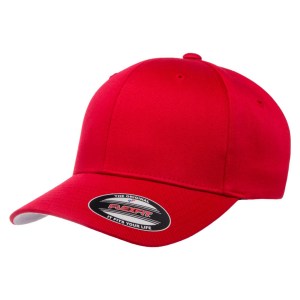 Flexfit Wooly Combed Baseball Cap Red