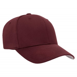 Flexfit Wooly Combed Baseball Cap Maroon