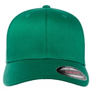 Flexfit Wooly Combed Baseball Cap Green