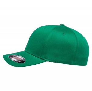 Flexfit Wooly Combed Baseball Cap Green