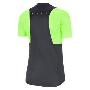 Nike Womens Dri-fit Academy Pro Short Sleeve Top Anthracite-Green Strike-White